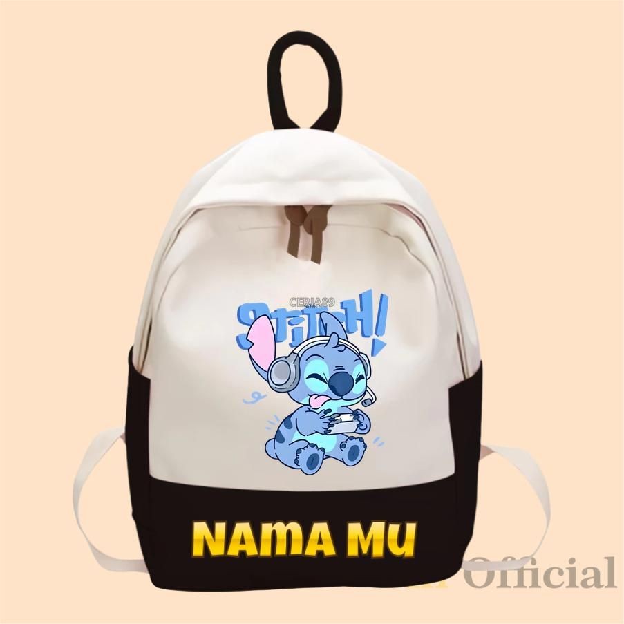 Tas Ransel Backpack Anak Karakter Stitch Tas Anak Sekolah Tk Sd Laki Laki Perempuan Tas Gendong Anak