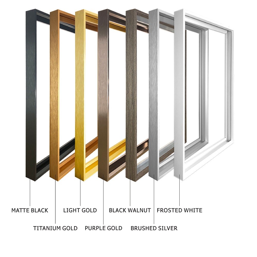 

8 Colors 40x50 30x40cm Canvas Picture Metal Aluminum Outer Frames for Oil Painting Artwork Wall Art Photo Poster Home Decoration