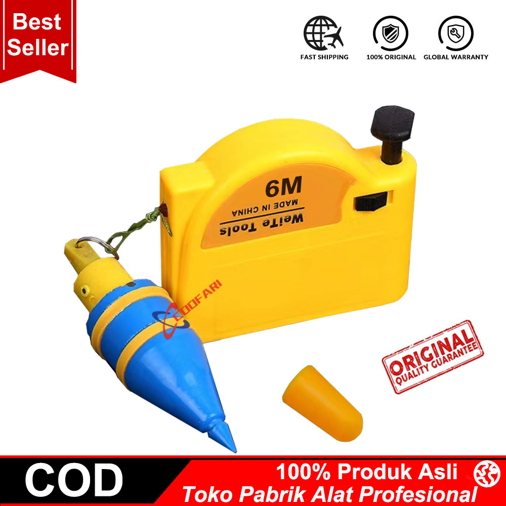 

Alat Plumbing / lot Benang Magnet / Magnetic Wire Drop 3 & 6M