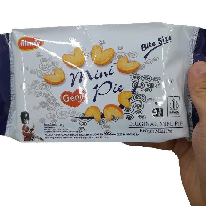 

Monde Genji Bite Size Original Mini Pie biskuit 50gr