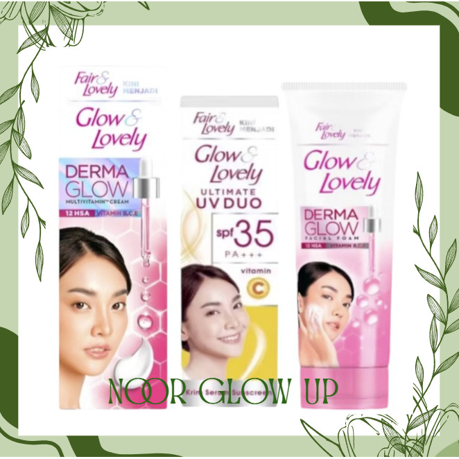 Glow and Lovely Cream Multi Vitamin Cream Wajah Fair & Lovely & Vit C