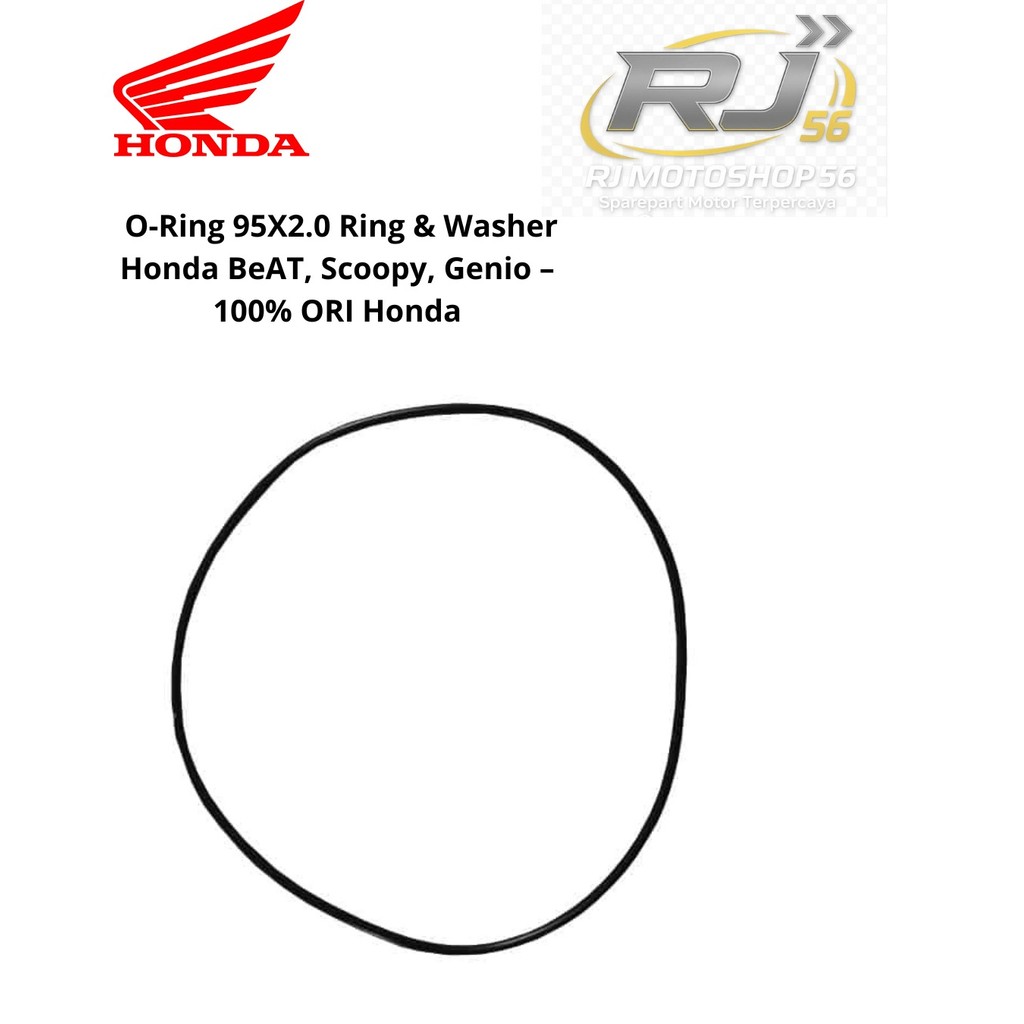 O-Ring 95X2.0 Ring & Washer Honda BeAT, Scoopy, Genio – 100% ORI Honda