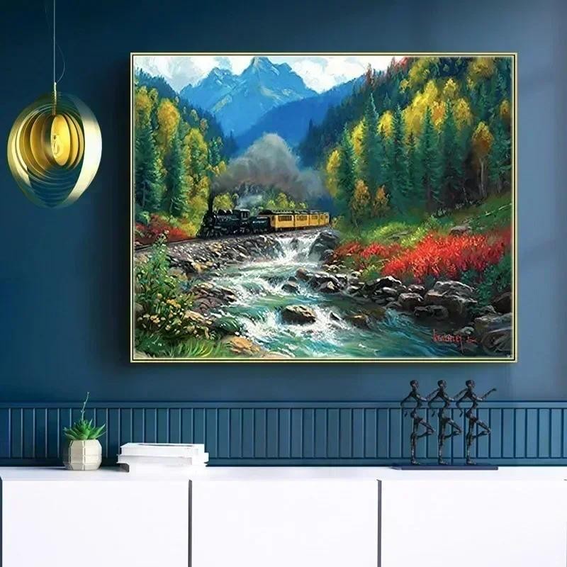 

Tulip DIY Digital Acrylic Flower Painting, Hand-Filled Landscape Painting, Explosion, 90018