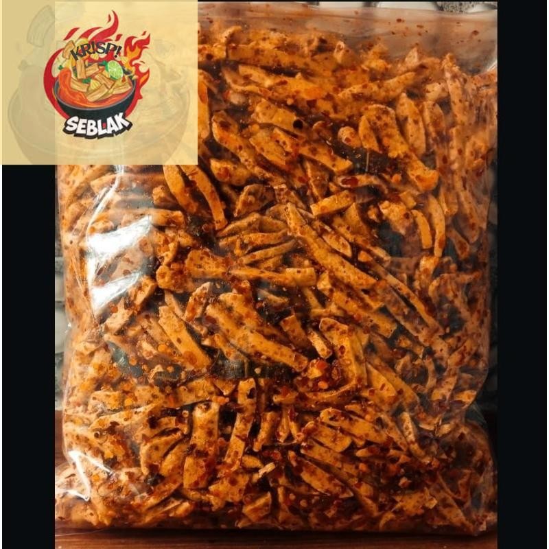 

Seblak krispi Basreng pedas daun jeruk Kemasan 250gram & 100gram Seblak