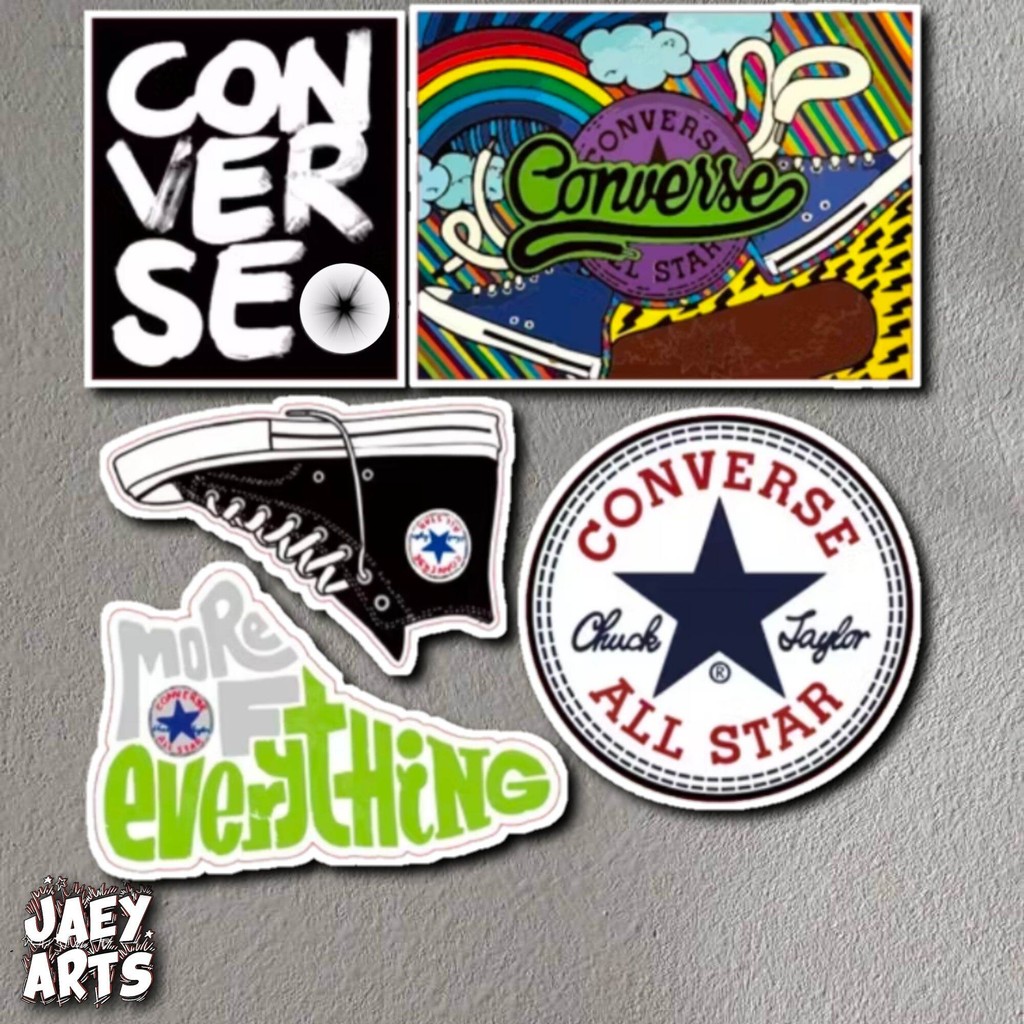 

Stiker Pack Converse Chuck Taylor Shoes Logo 5 Pcs Stickers