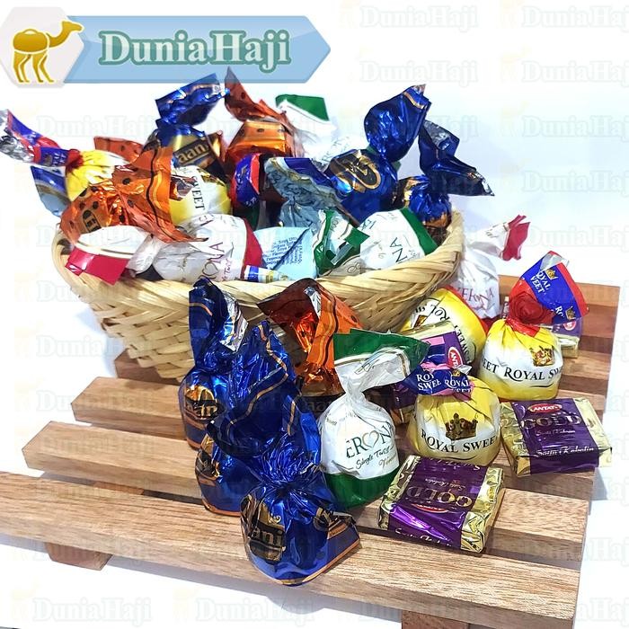 

Coklat Arab Mix 1kg Cokelat Oleh Oleh Haji dan Umroh Chocolate Food - BERAT