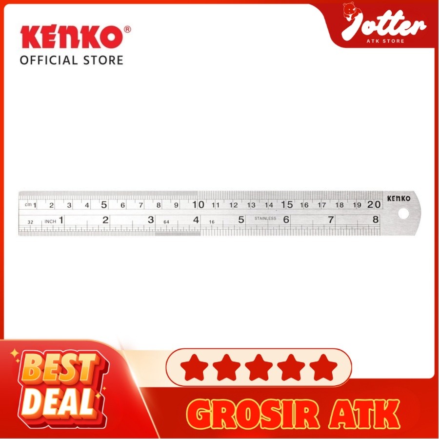 

GARISAN KENKO BESI 20 CM | Jotter Grosir ATK