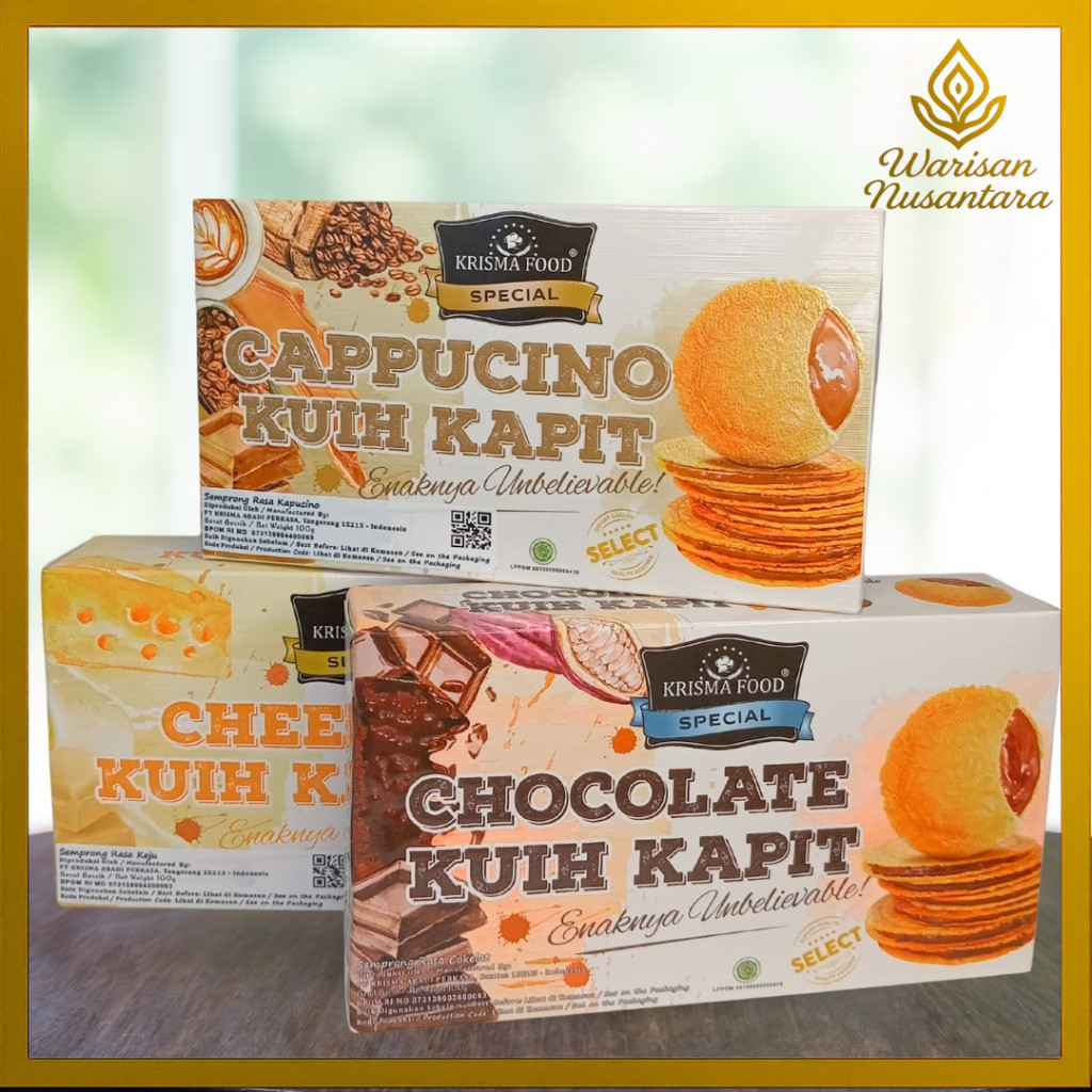

Kuih kapit renyah kekinian premium jajanan khas lebaran