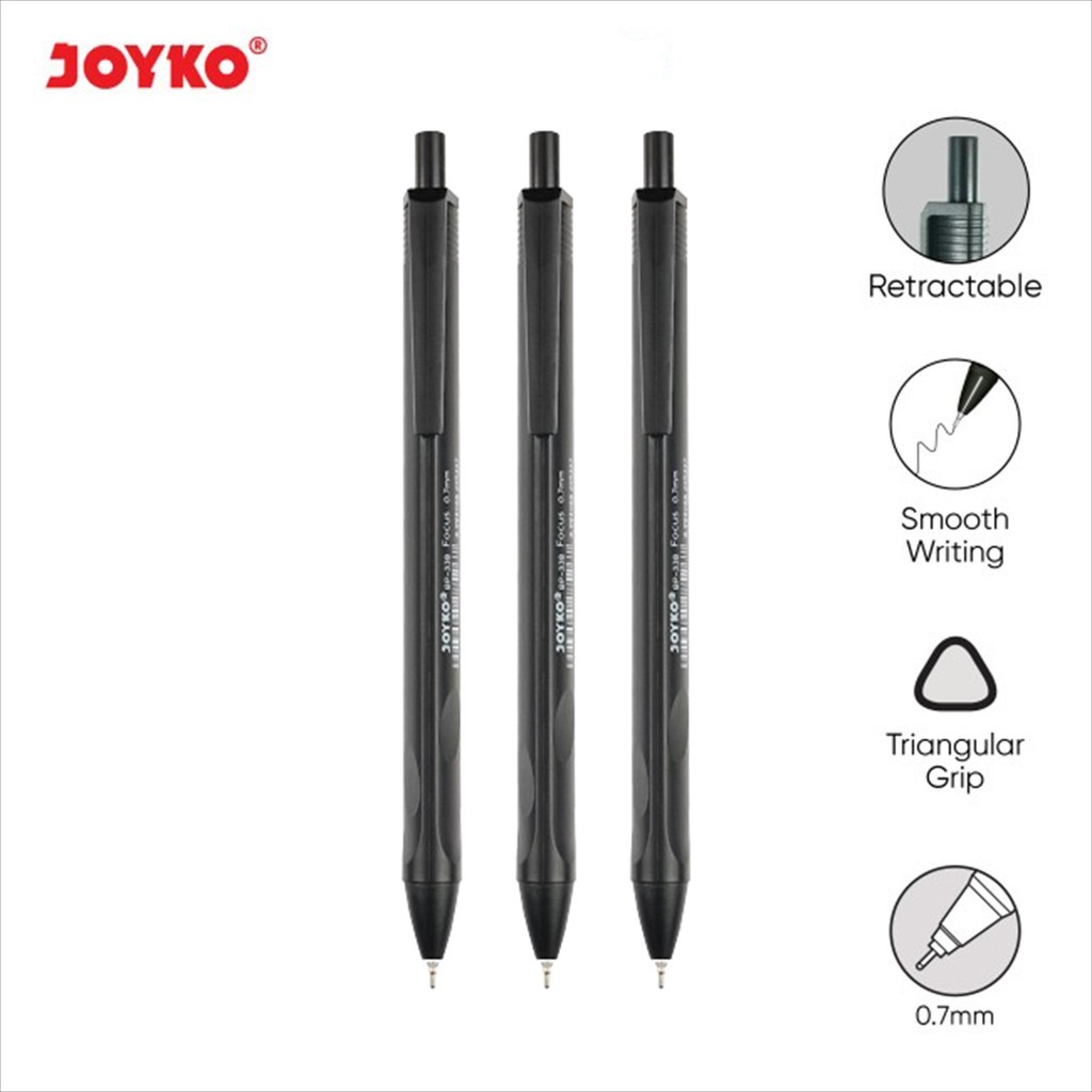 

[Bisa COD] NA JOYKO Vocus BP 338 / Bolpen Pen Bolpoin Ball Pen Pena Pulpen Joyko