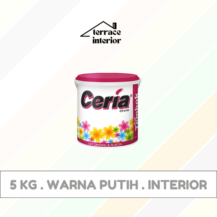 Cat Tembok Interior Propan Ceria  Warna Putih 5 Kg