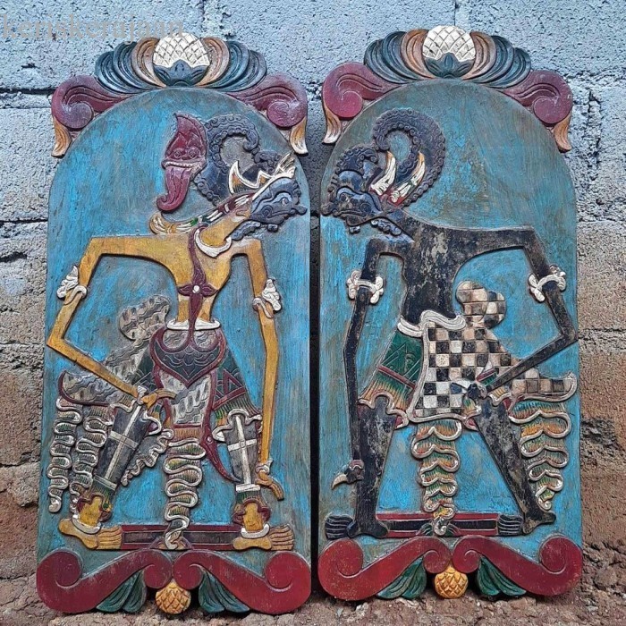 

blawong keris werkudara dan arjuno isi 1 keris dari kayu jati sunggingan mewah bk Keris sengkelat majapahit mataram kartosuro kartasura Surakarta Yogyakarta nagasasra sabuk budaya jawa melayuba antik