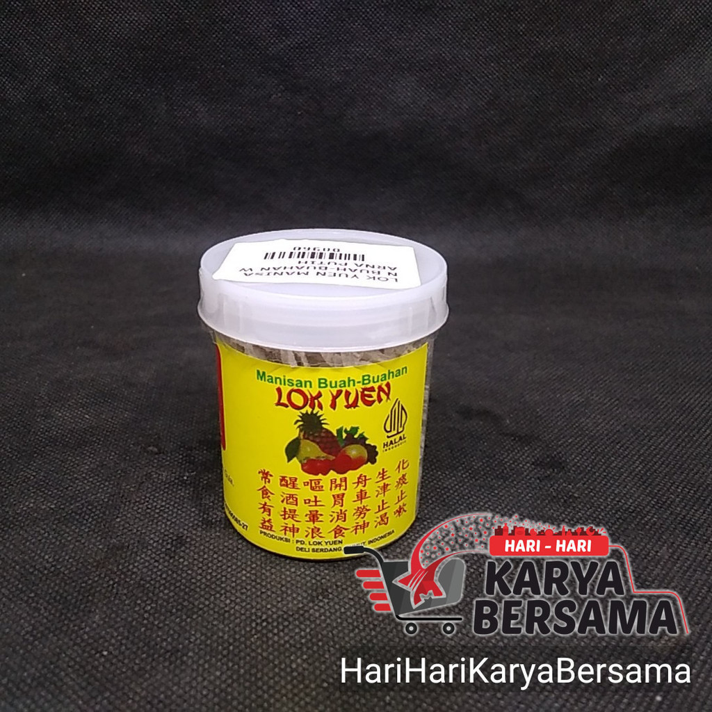 

LOK YUEN MANISAN BUAH-BUAHAN KERING WARNA PUTIH 45GR