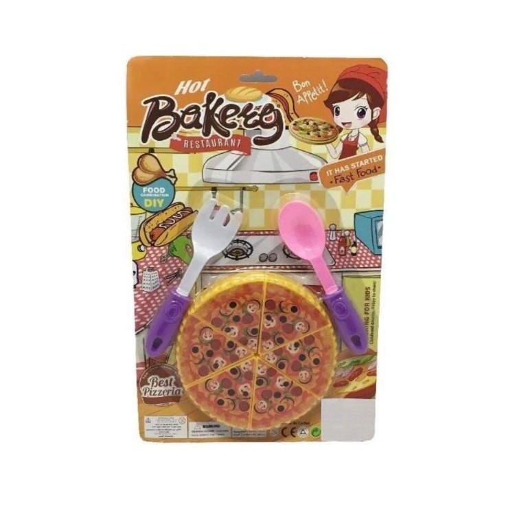 Mainan Pizza Set - Mainan Anak Hot Pizza - Pizza Potong Mainan Masak Masakan - Mainan Anak