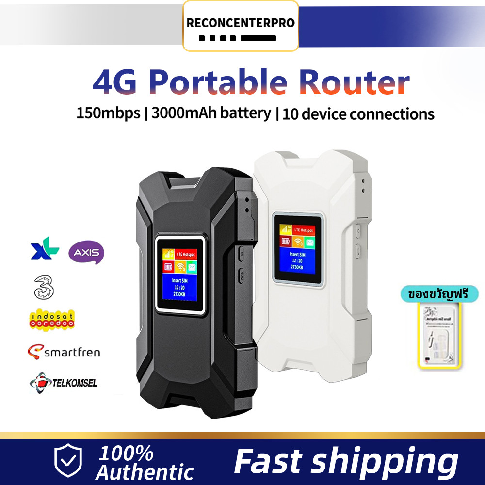 Router Mini MIFI MODEM WIFI 4G Terbuka Semua Operator Telkomsel, Baterai 3000mah, Mudah Dibawa