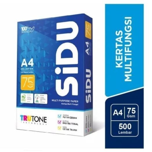 

Kertas HVS Sinar Dunia (SIDU) A4 75 Gr