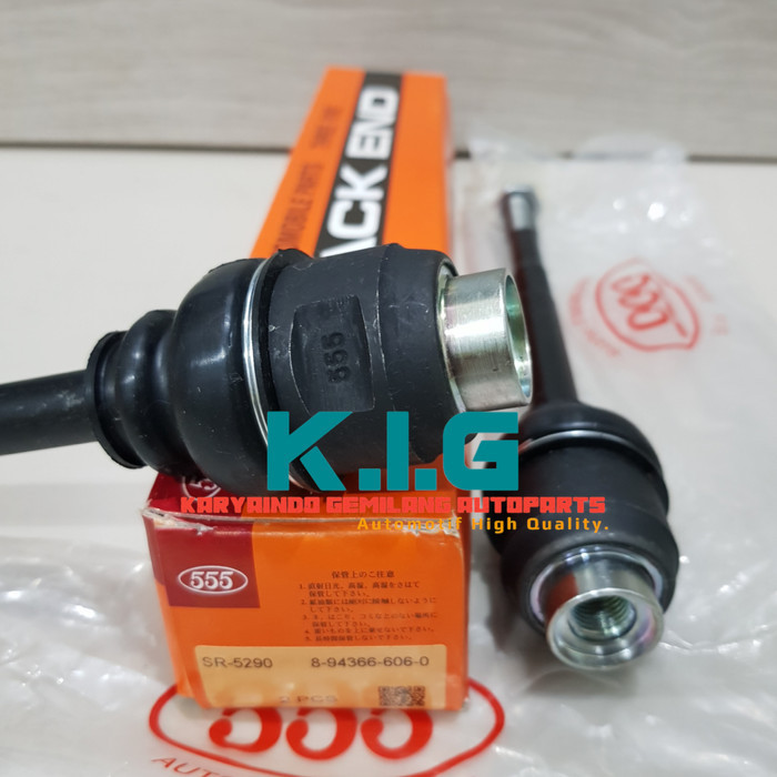 Rack End Long Tie Rod ISUZU Panther 2.3/ 2.5/ Touring 555 Japan Original.