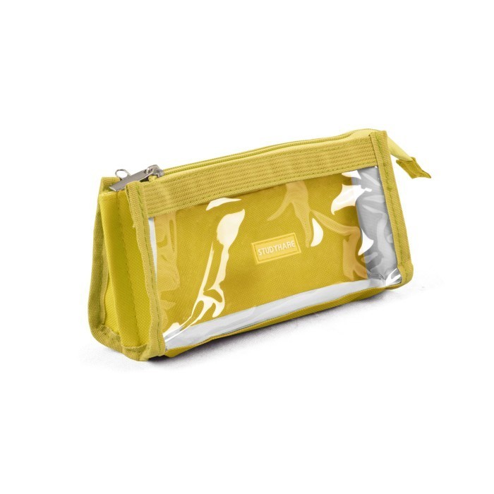

TERLARIS! OPIOBAGS TEMPAT PENCIL 6 LAPIS KAPASITAS BESAR POUCH TRANSPARAN DCW 81 - YELLOW