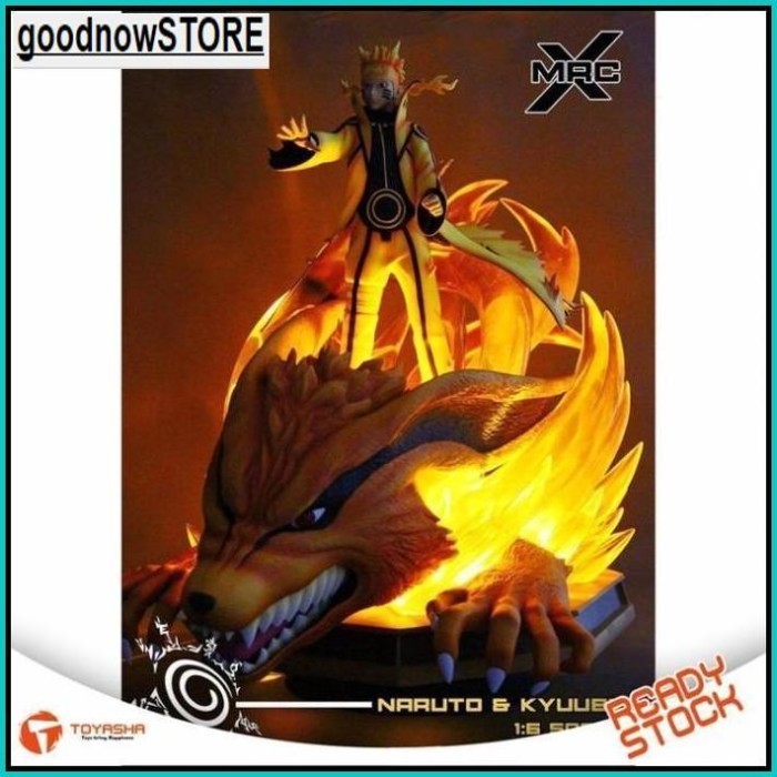 Ready Stock Action Figure Naruto dan Kurama Resin Anime Naruto Shippuden Xceed - Naruto & Kurama