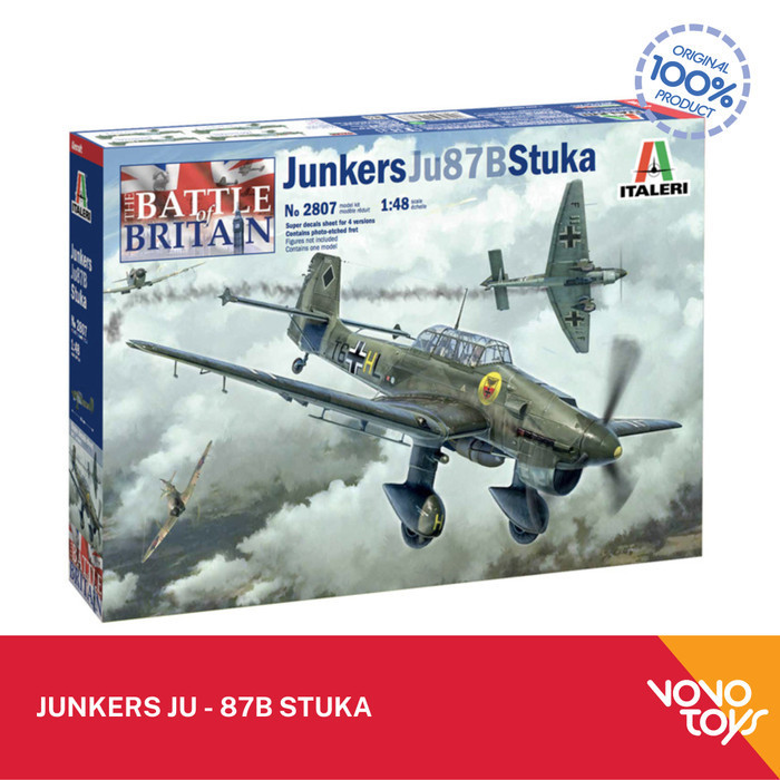 A2158 Model Kits 1/48 Junkers JU - 87B Stuka by Italeri