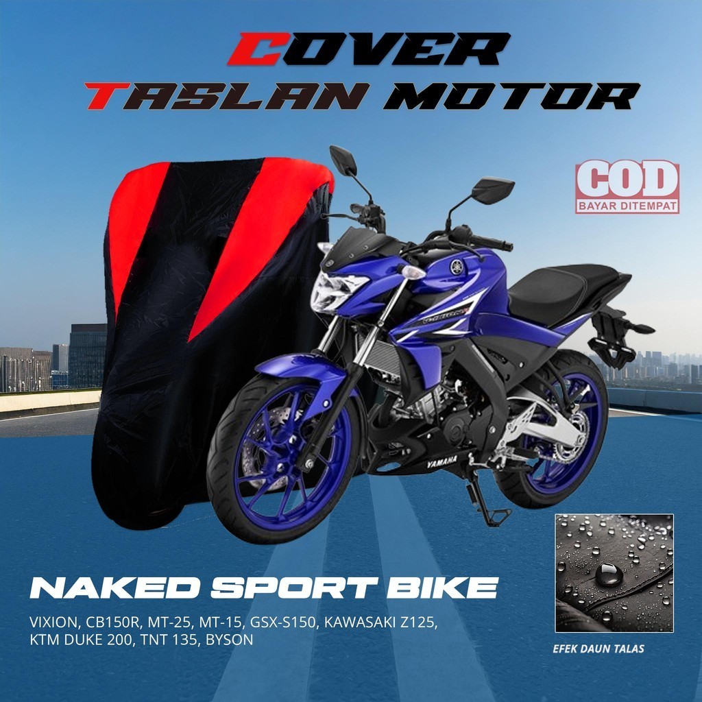 Cover Motor Taslan Pro: Perlindungan Maksimal Sinar UV, Tahan Panas, Anti-Debu, dan Waterproof untuk