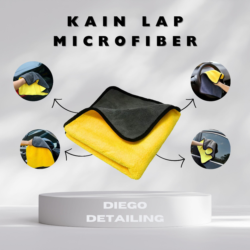 Kain Lap Microfiber JUMBO Mobil dan Motor - DD Auto Care