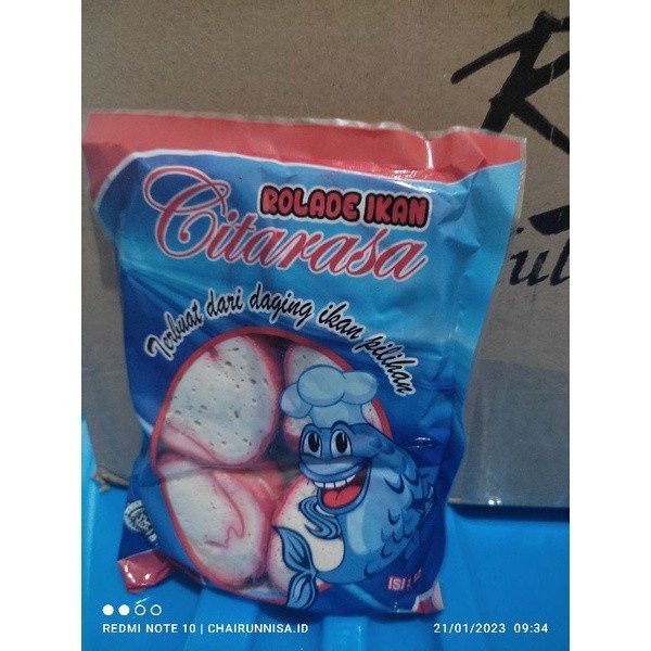 

200gr rolade ikan citarasa isi 6