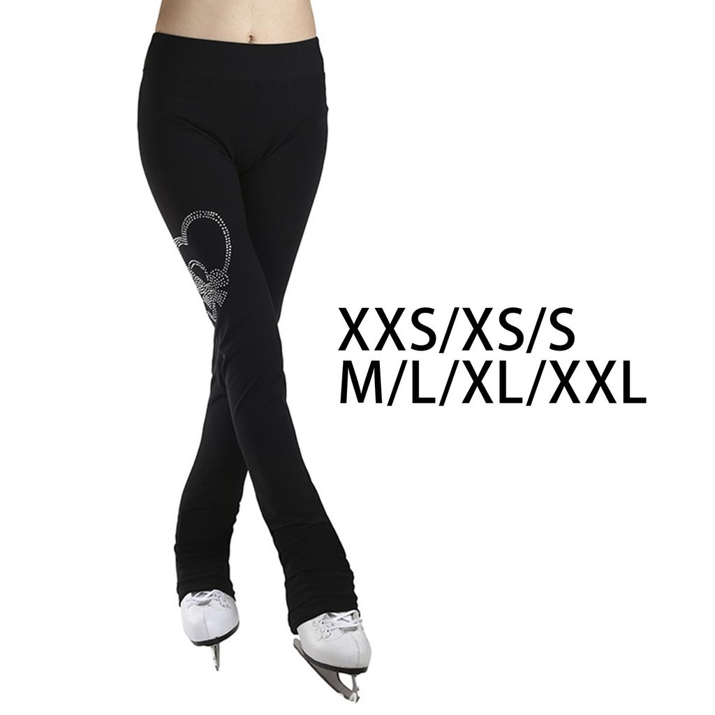 Figure Skating Pants Wear Clothes Trousers Over The Boot Tights for Adult Child Gymnastics Performan
