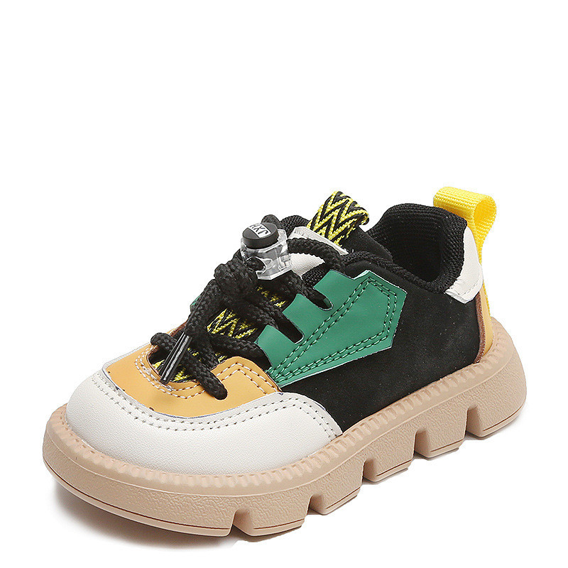 Sepatu Sneakers Anak laki laki dan Perempuan Outsole Bergig Temali Fashion 1005 Bisa Cod