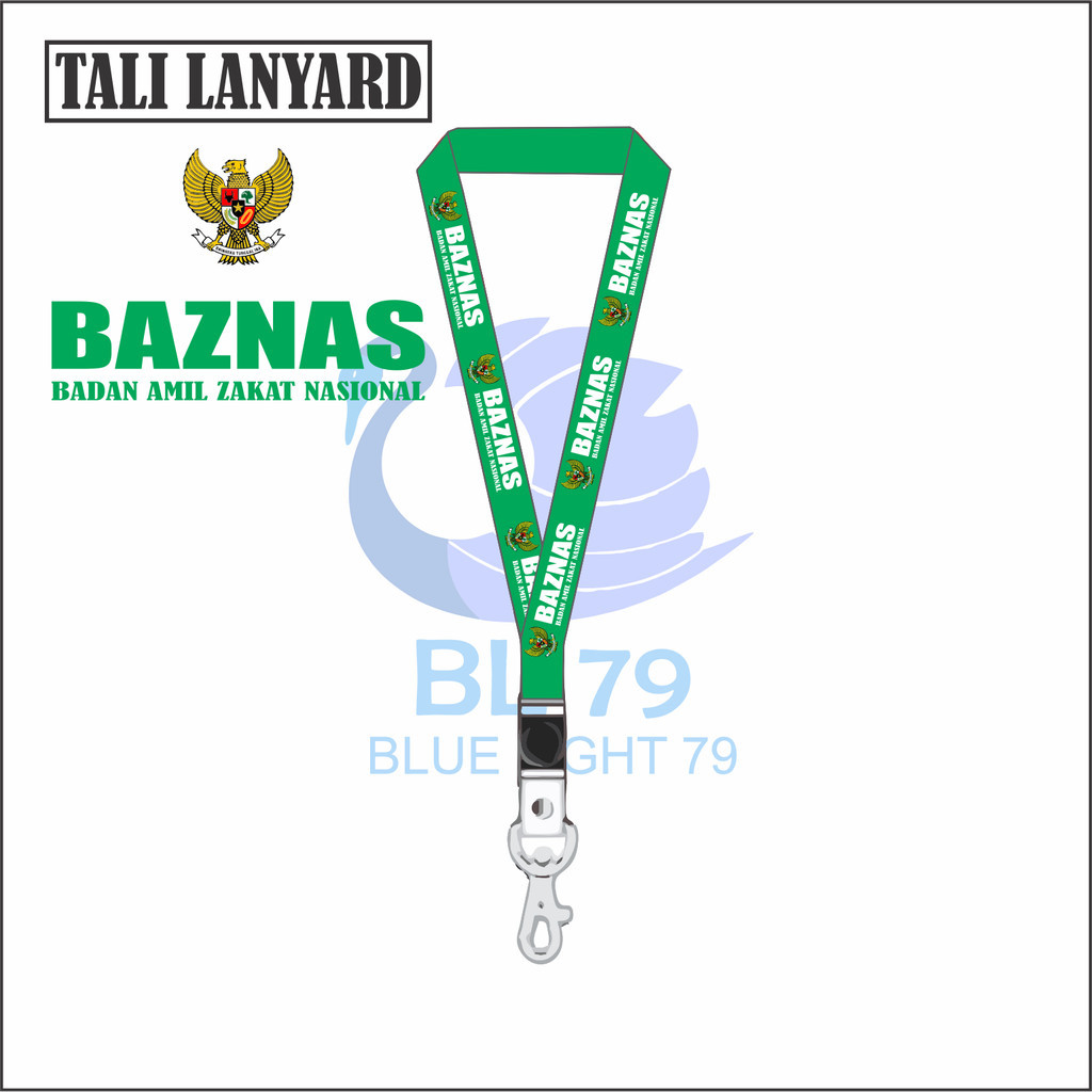 

LANYARD BAZNAS BADAN AMIL ZAKAT NASIONAL | TALI ID CARD GANTUNGAN KUNCI GANTUNGAN FLASHDISK GANTUNGAN NAMETAG TALI LANYARD BEST SELLER COD