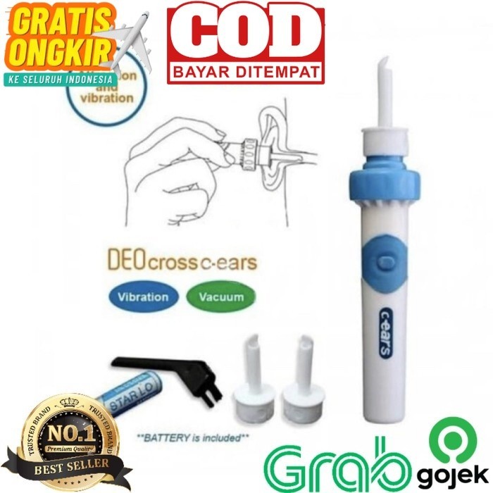 

Deo Cross / Alat Pembersih dan Vakum Telinga C Ears DM