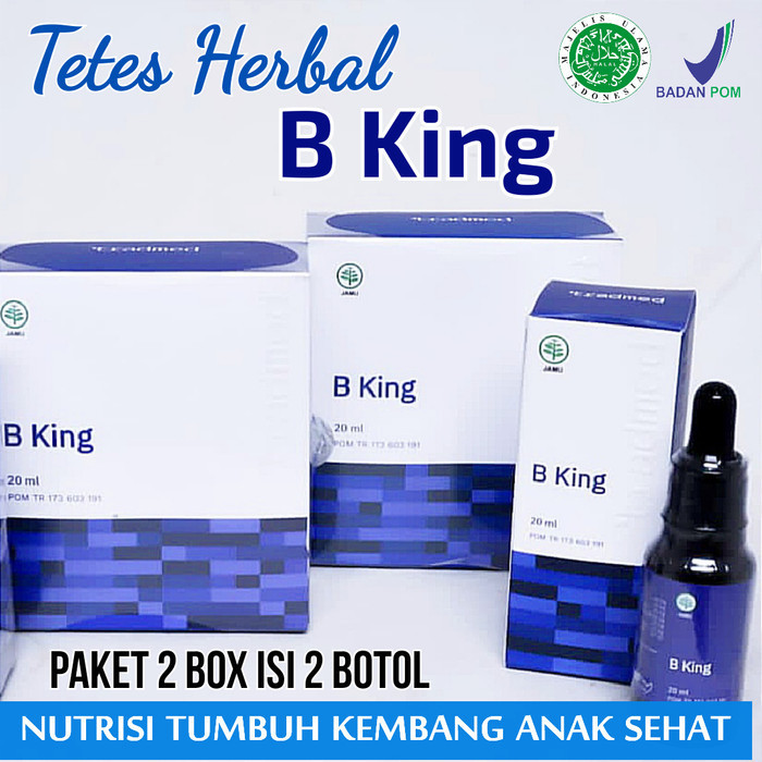 BKING B KING Original Paket Hemat 2 Box Isi 2 Botol