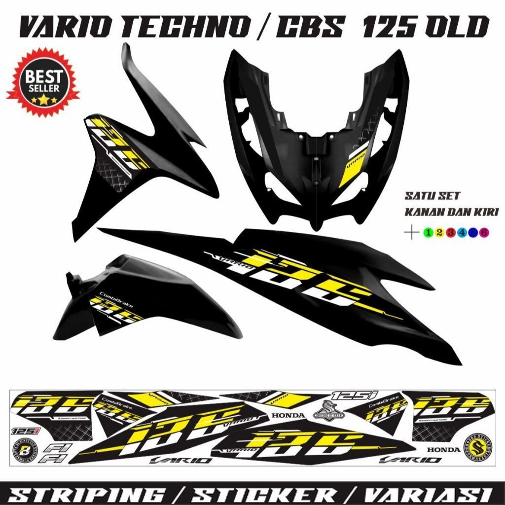 COD / STRIPING CLICK / STIKER VARIO 125 FI OLD / STRIPING VARIO TECHNO 125