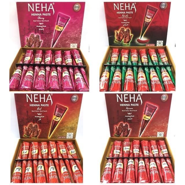 NEHA HENNA PASTE HENNA HALAL BPOM ECERAN HEENA HENNA HENA MAGIC