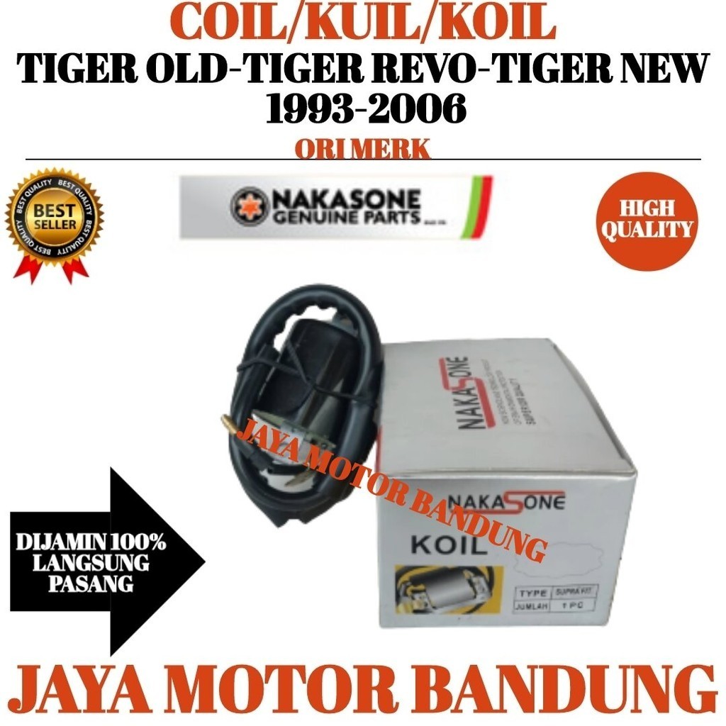 KOIL TIGER -TIGER REVO-TIGER LAMA-TIGER 2000 -KUIL HONDA TIGER  2000 CDI COIL BUSI PENGAPIAN ORI NAK