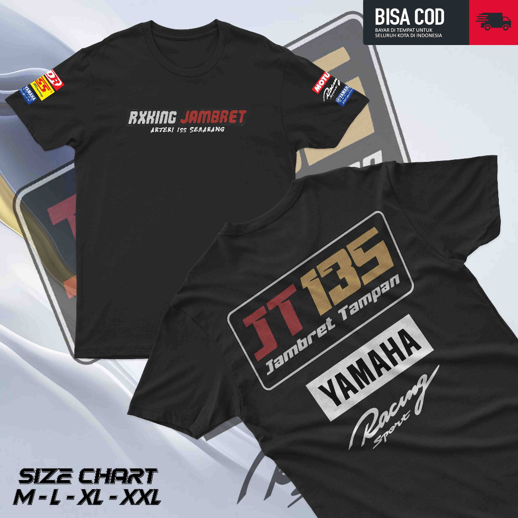 KAOS RX KING TERLARIS JAMBRET TAMPAN | T-SHIRT RXKING 2 STROKE LEGEND JT | Kaos Two Stroke 135cc - K