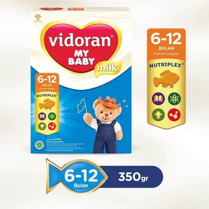 Vidoran My Baby Susu Formula 6-12 bulan 350gr