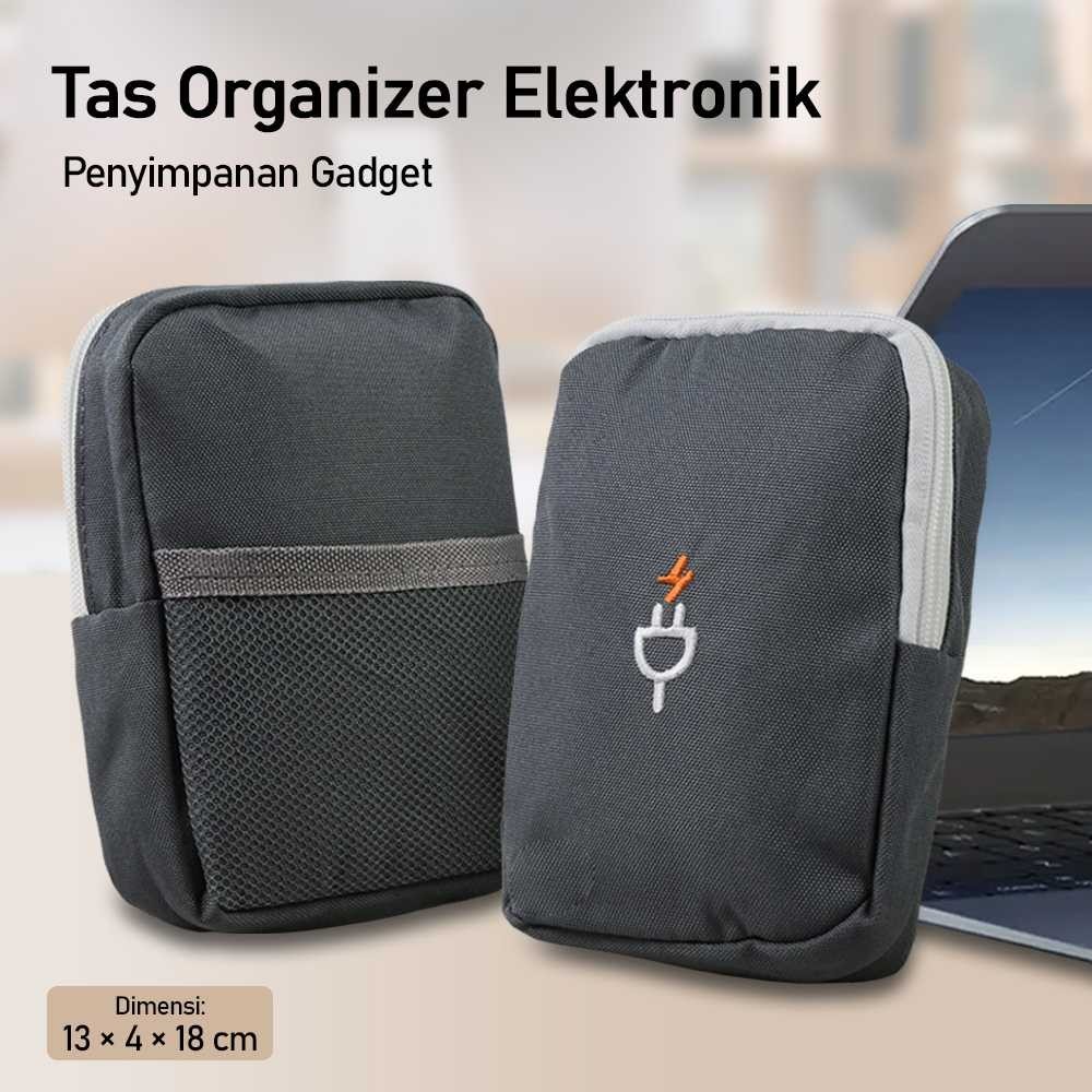 

ShaFOX Tas Organizer Elektronik Penyimpanan Gadget - HP29