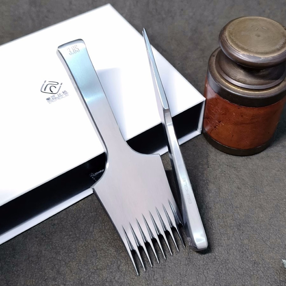 

BEAGLE Third Generation Professional French Style Leather Craft Pricking Irons Stitching Lacing Punch Chisel Punching Tools