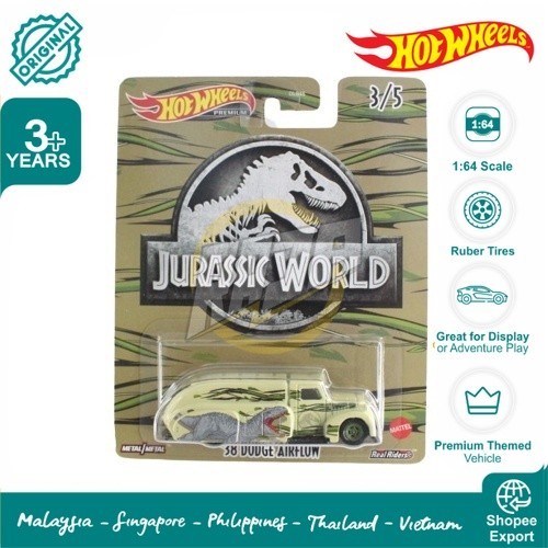 HOTWHEELS JURASSIC WORLD 38 DODGE AIRFLOW - PARK DOMINION
