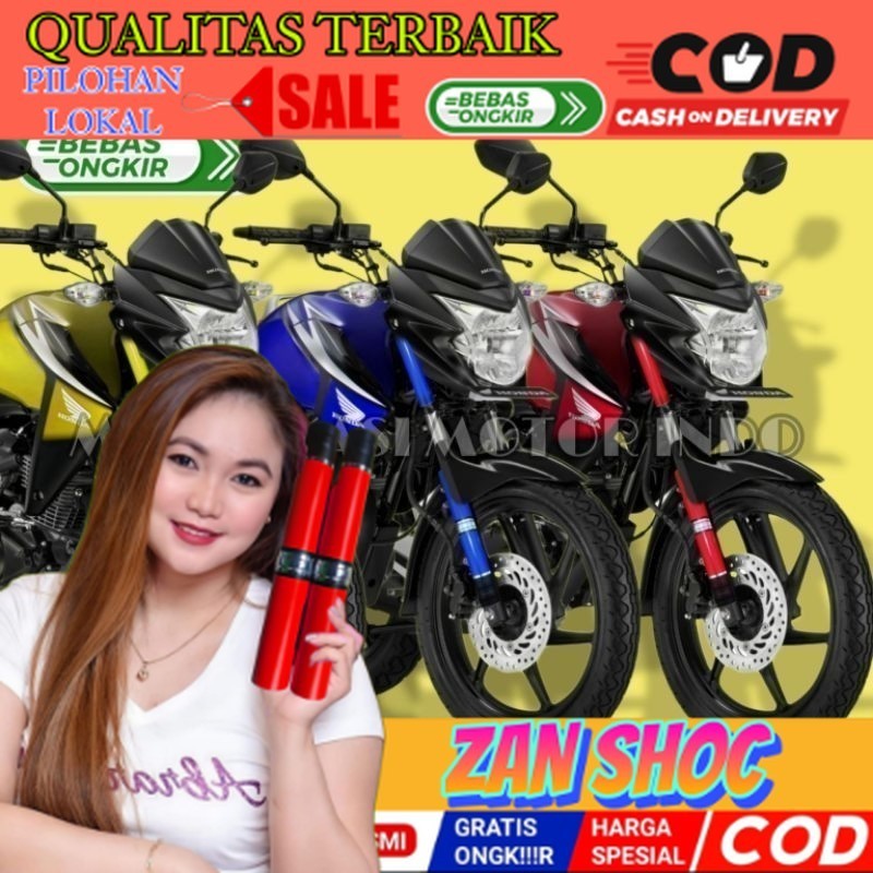 aksesoris motor Mega Pro Honda Mega Pro Atas Bawah cover shock