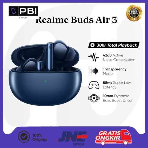 Official Realme Buds Air 3 Wireless Earbuds 42dB Noise Cancellation