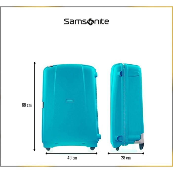 Samsonite Koper Hardcase Aeris Comfort Medium 25 inch - Turquoise