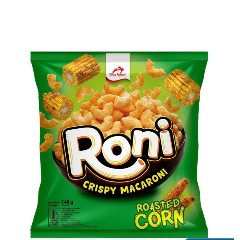 

Dua Kelinci Roni Snack Makaroni Crispy roasted corn 140 gr