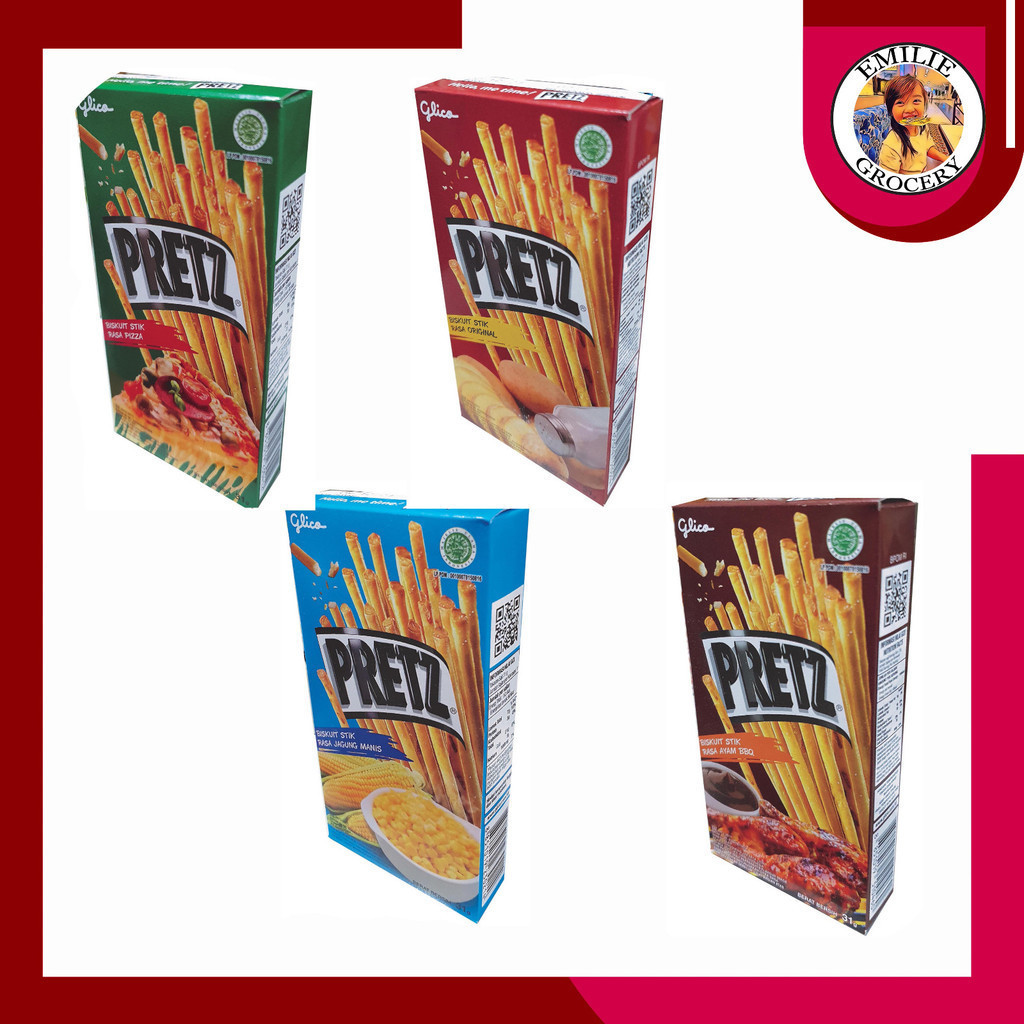 

Glico Pretz Biskuit Stick Original Ayam BBQ Chicken 31gram 31 gram