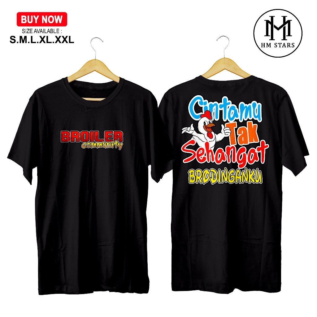 KAOS AYAM BROILER COMMUNITY - KAOS PEJUANG FCR BROILER COMMUNITY - KAOS ABK - KAOS ANAK BUAH KANDANG