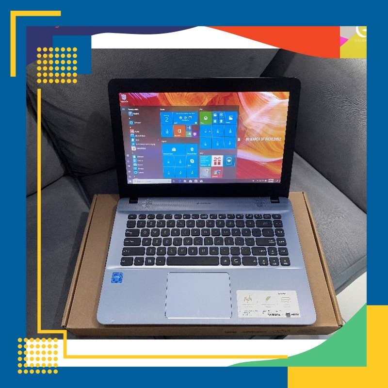 Laptop Asus X441M silver RAM 4 GB Hardisk 1 TB