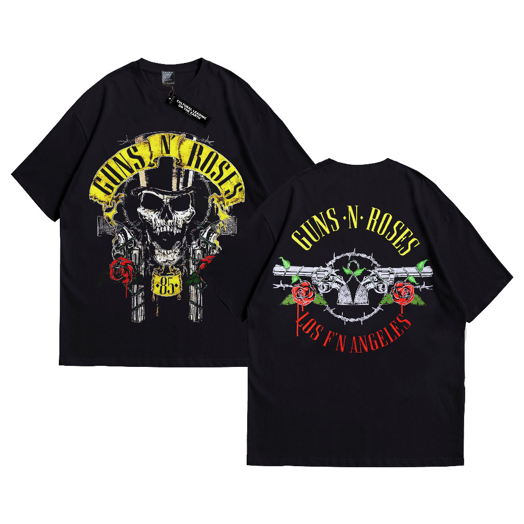 VC CLOTE - Kaos Band  Guns N Roses Cotton Combed kaos vintage reggae tshirt baju kaos pria cotton ka