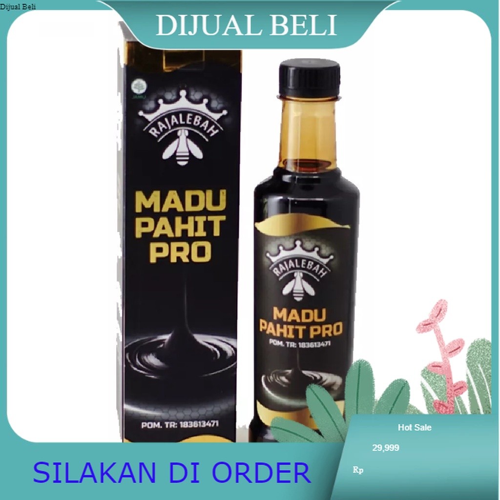 

Madu Hitam Pahit Raja Pro dari Raja Lebah Plus Propolis -470ml
