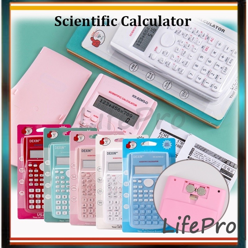 

Kalkulator Color Function Scientific Kalkulator 24 Fungsi Kalkulasi 3 Warna 1700 Scientific Calculator / Alkulator Sekolah Scientific Colour / Calculator Ujian Function