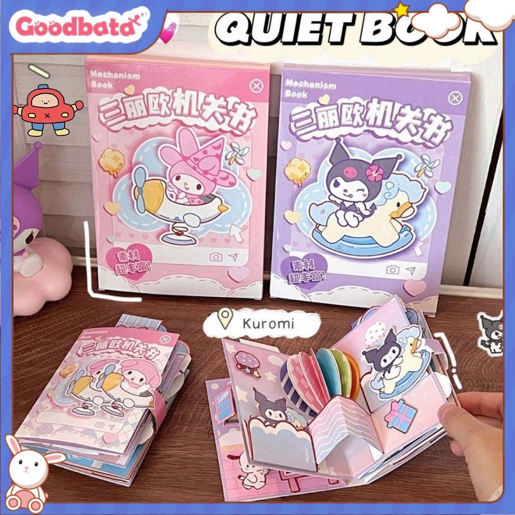 

Goodbata COD DIY Buku Kerajinan Tangan Mainan Edukasi Tidak Perlu Memotong Sanrio Series JiguanShu Quiet Book